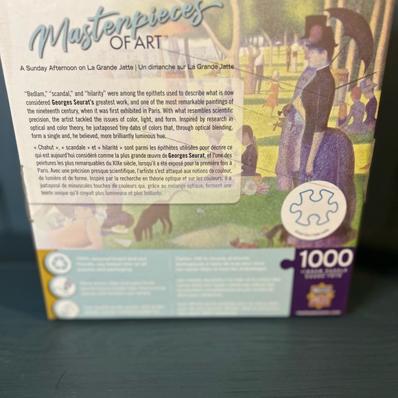 MasterPieces - MasterPieces of Art - Sunday on La Grande Jatte 1000 Piece Puzzle - Picture 3 of 4